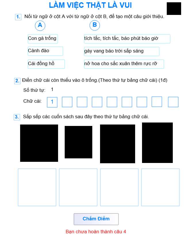 Bài 4: Làm việc thật là vui