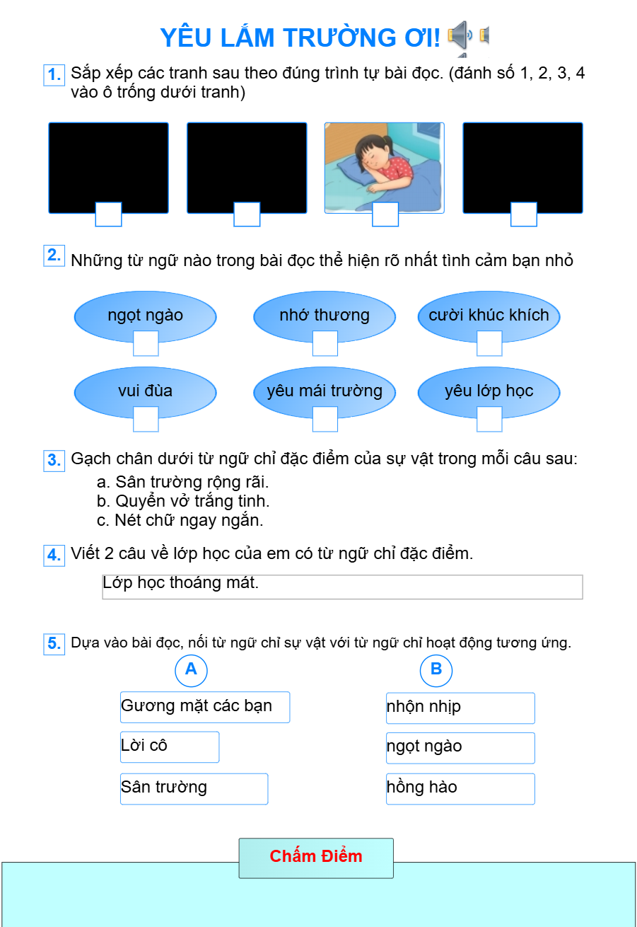 Bài 13: Yêu lắm trường ơi!