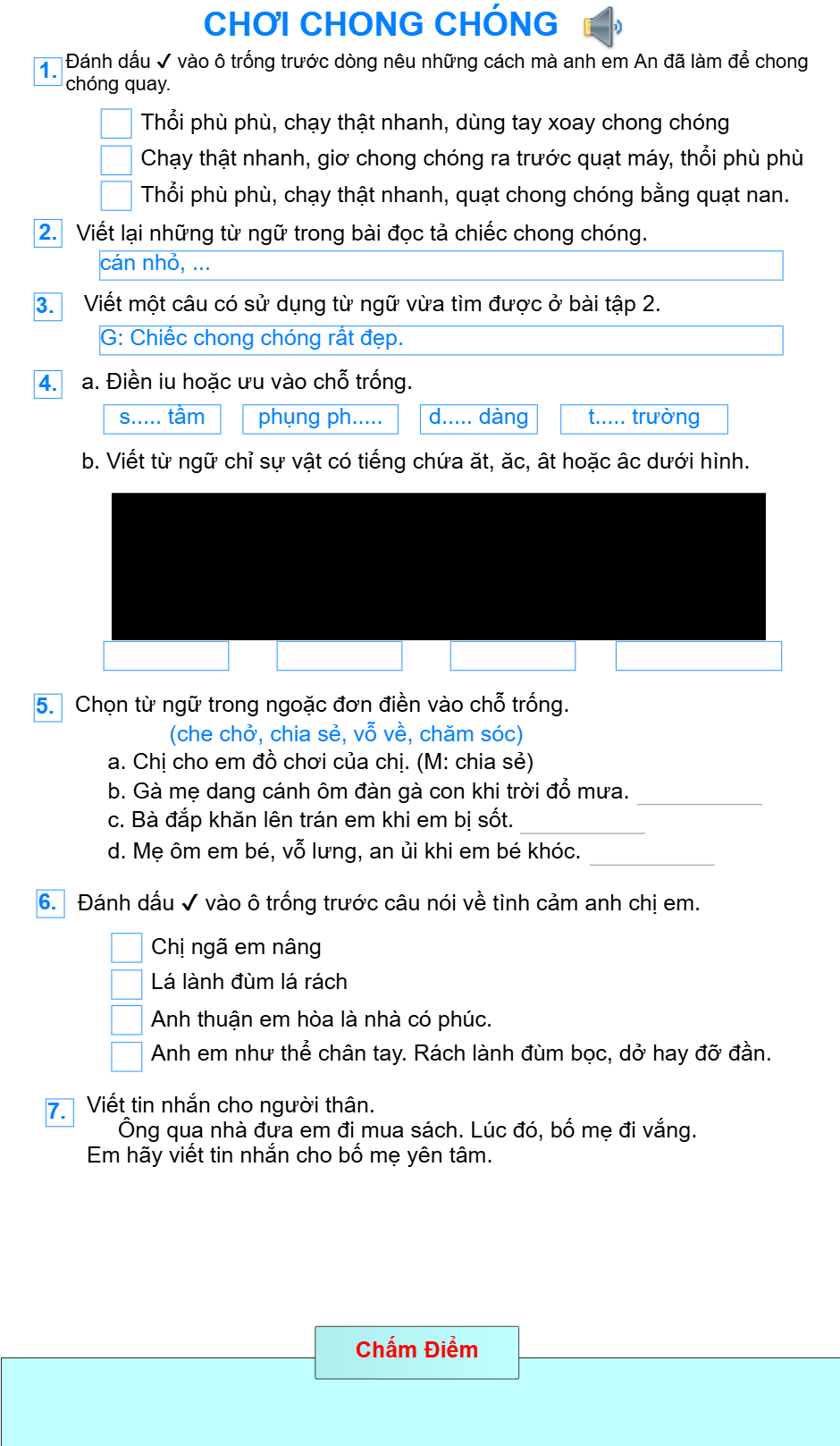 Bài 32: Chơi chong chóng