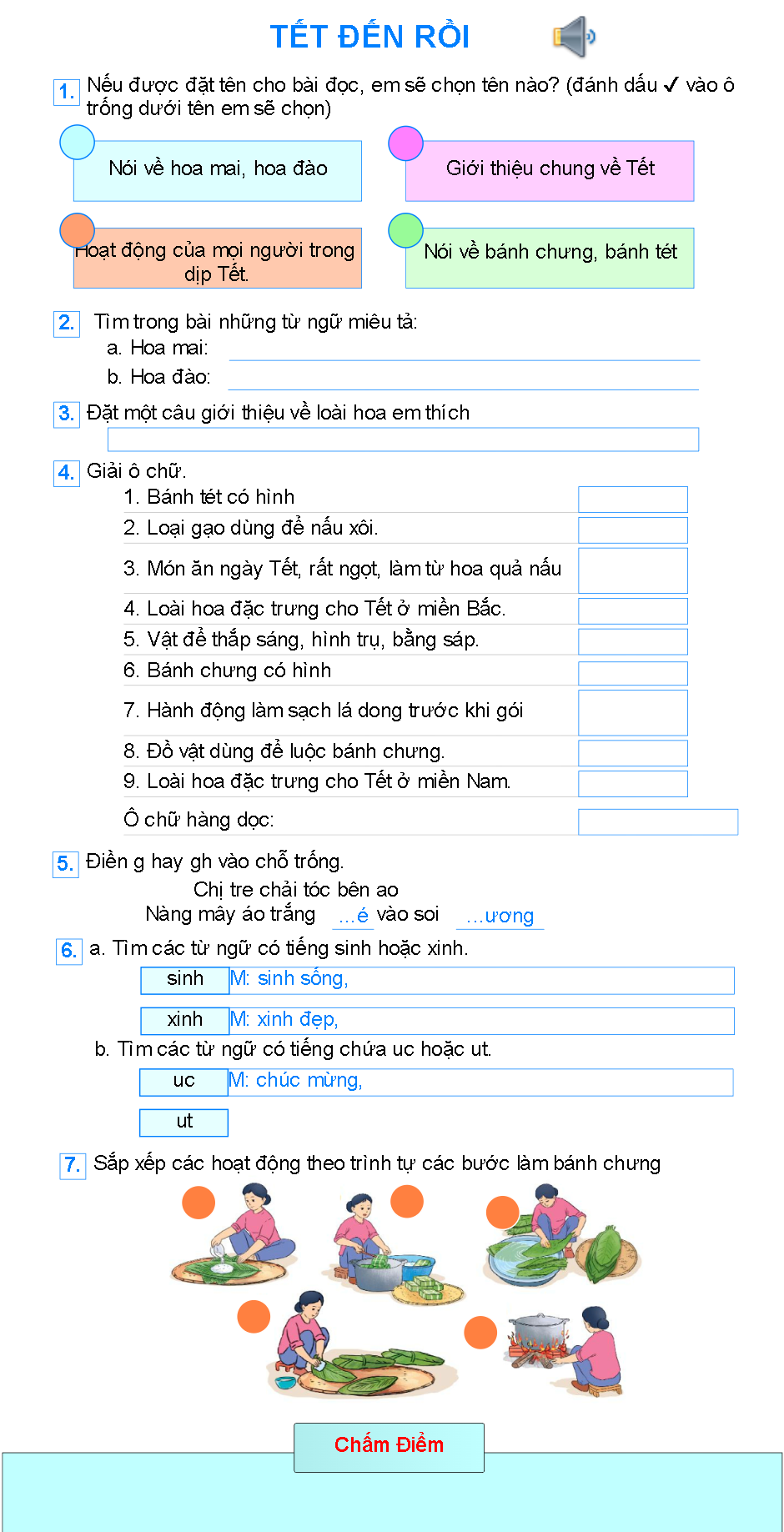 Bài 4: Tết đến rồi