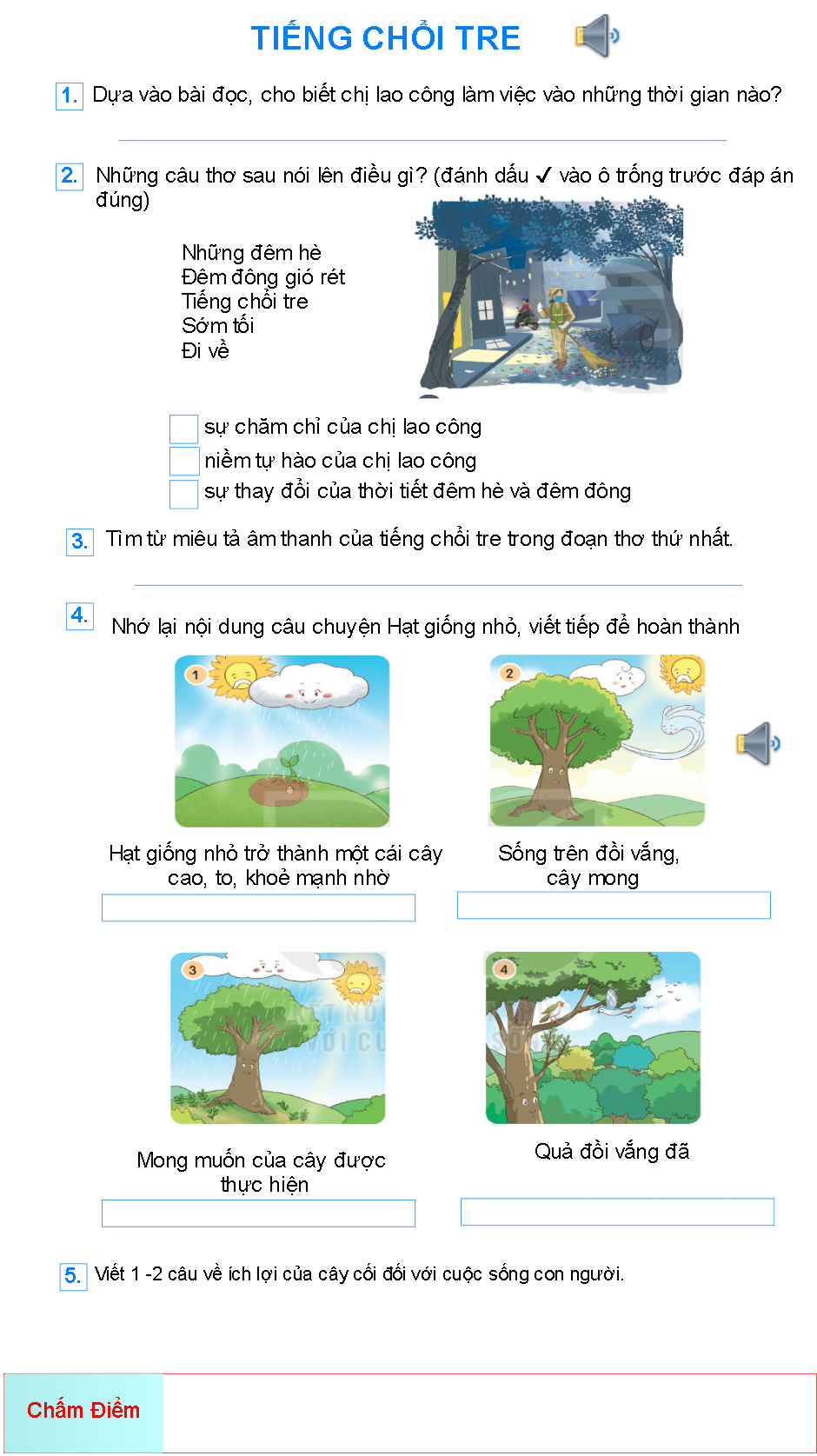 Bài 13: Tiếng chổi tre