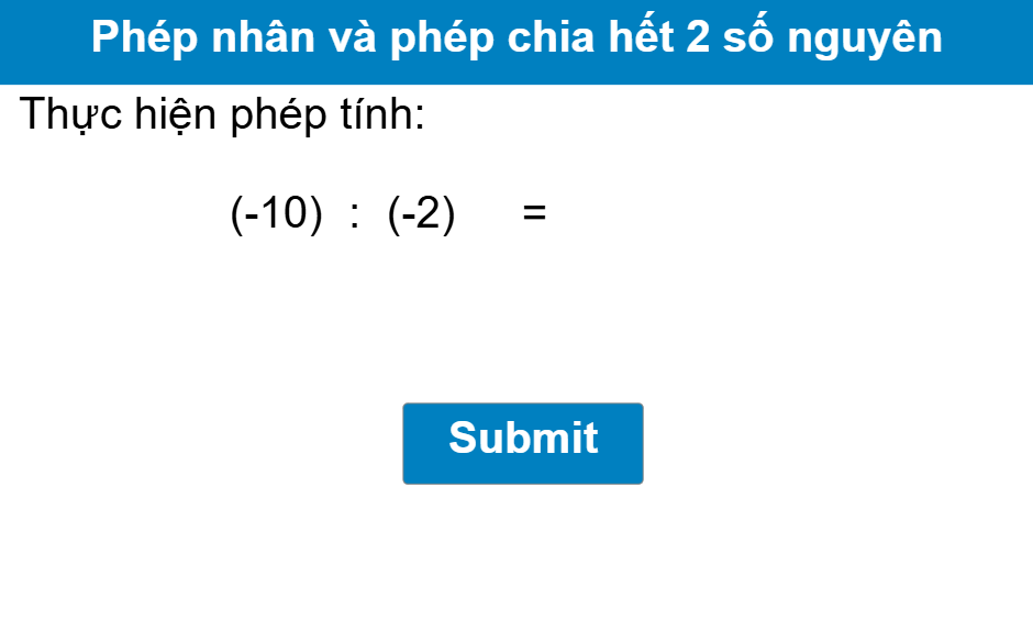 Phép nhân và phép chia hết 2 số nguyên