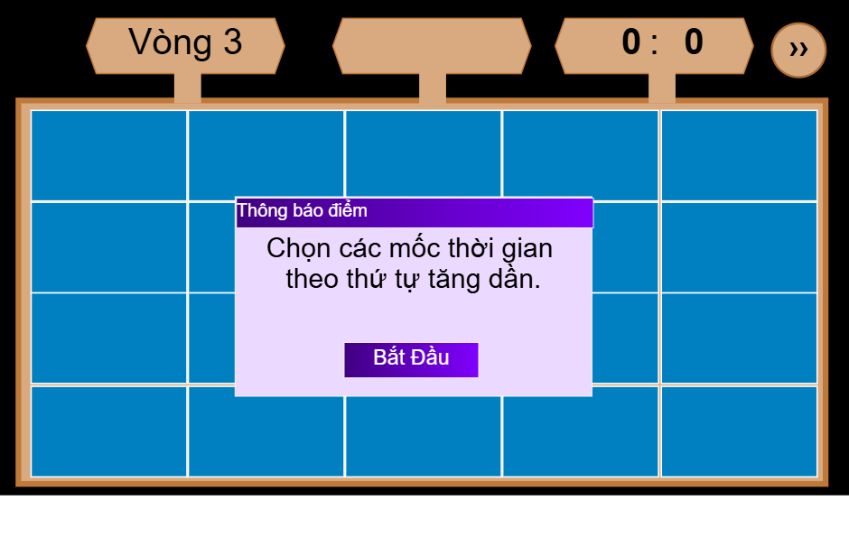 Vòng 3: Xem đồng hồ