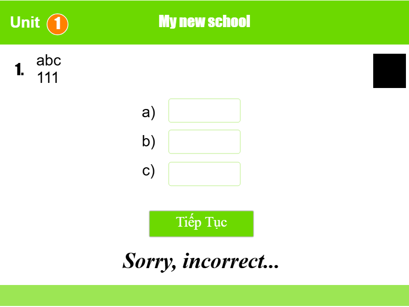 Init 1: My new school