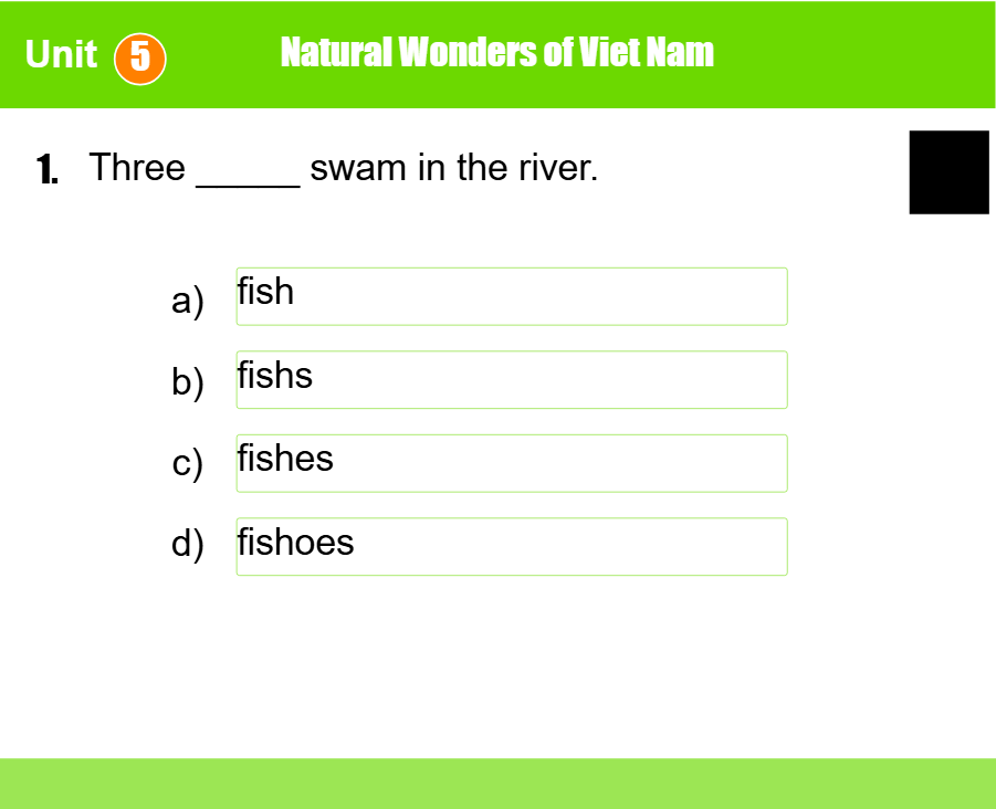 Unit 5: Natural Wonders of Viet Nam