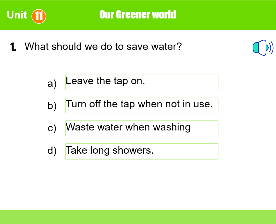 Init 11 Our Greener world