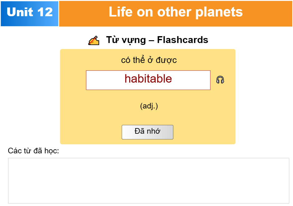 Unit 12: Life on other planets