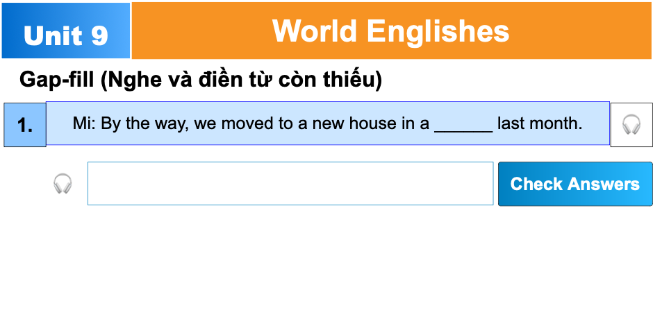 Unit 9: World Englishes – Tiếng Anh trên thế giới