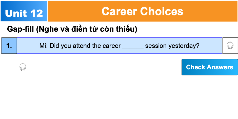 Unit 12: Career Choices – Lựa chọn nghề nghiệp
