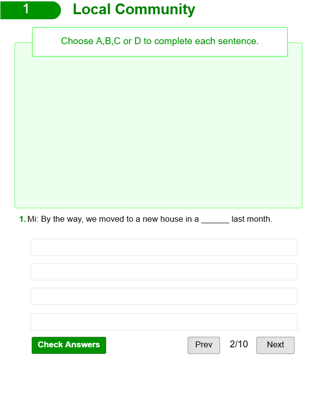 Unit 4: Remembering the past