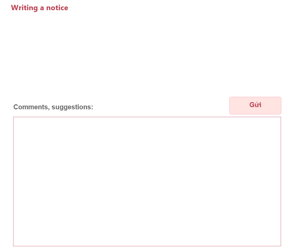 Unit 7: Writing a notice