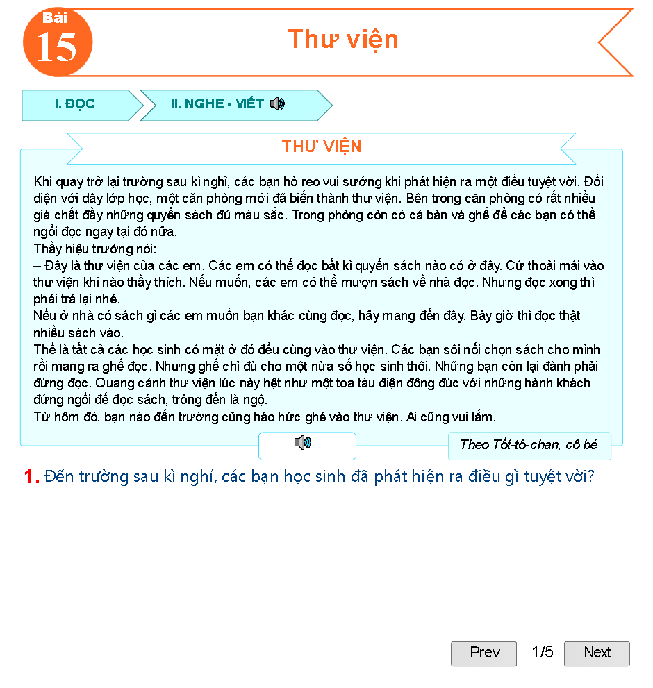 Bài 15: Thư viện