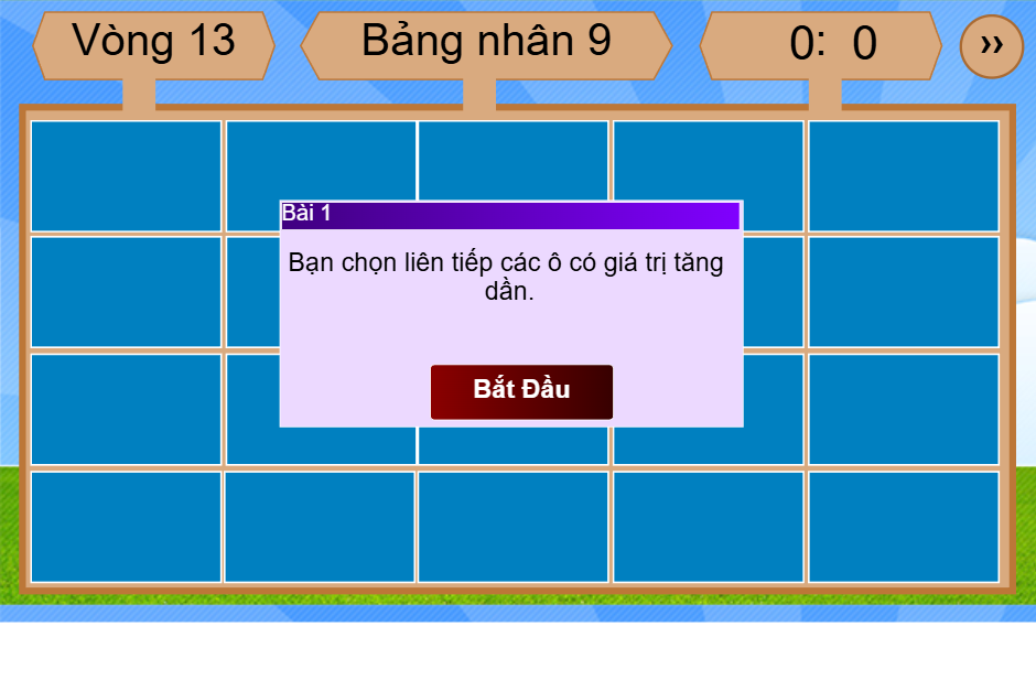 Vòng 13: Bảng nhân 9, Bảng chia 9