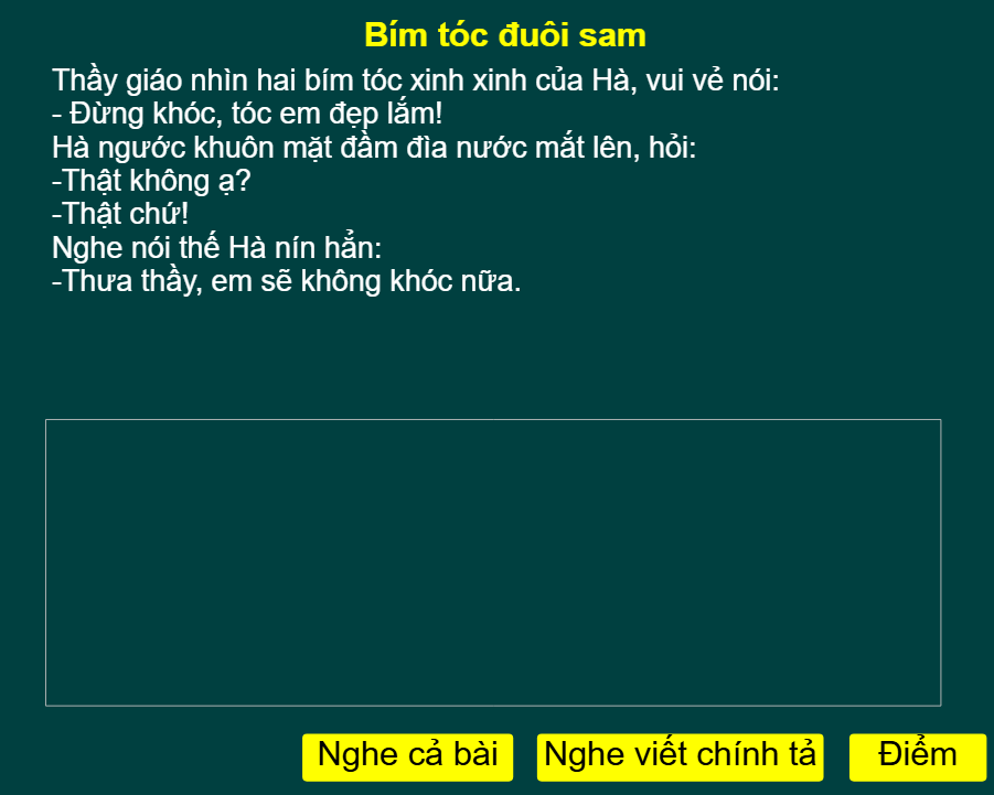 Tuần 4: Bím tóc đuôi sam