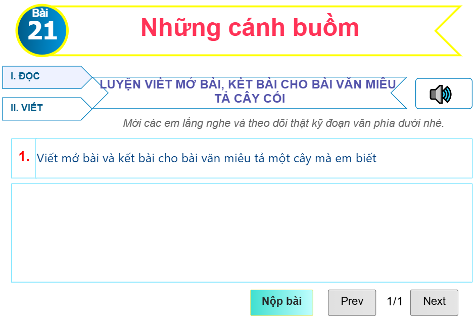 Bài 21: Những cánh buồm
