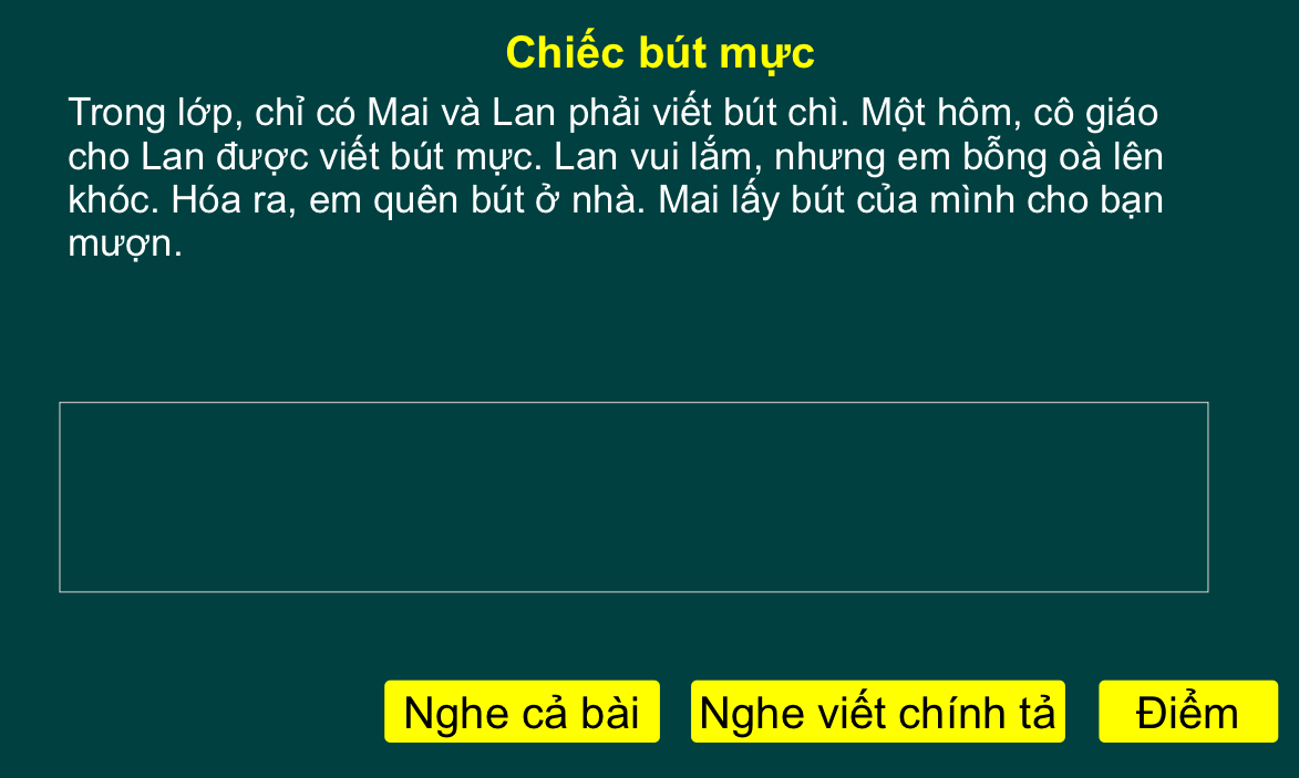Tuần 5: Chiếc bút mực