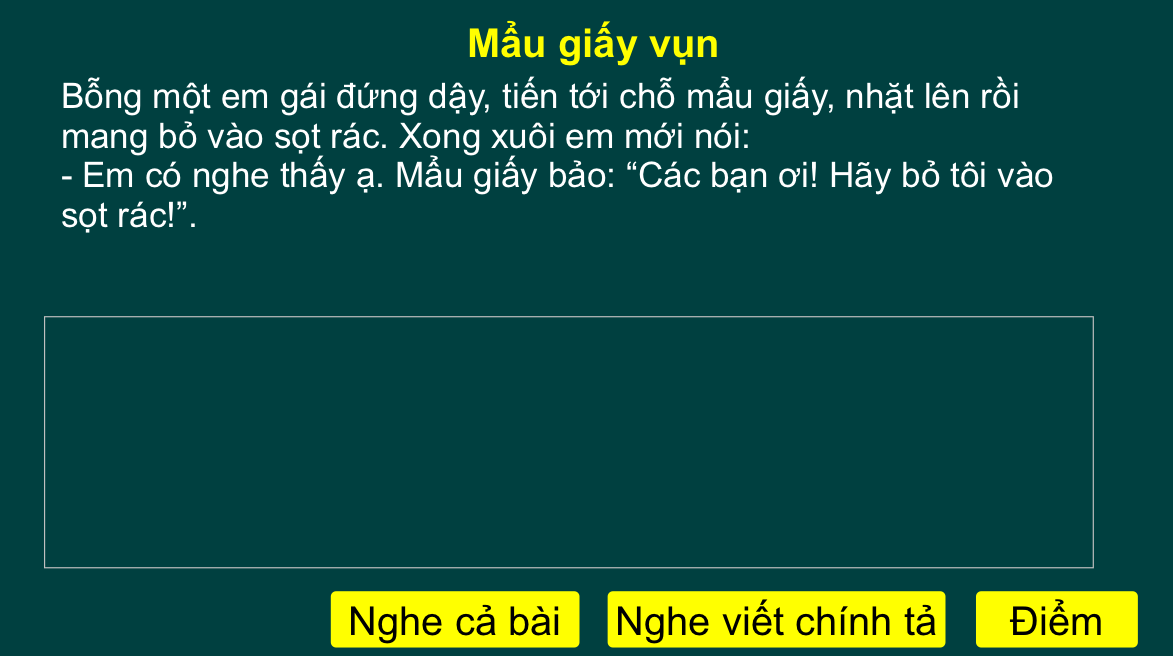 Tuần 6: Mẩu giấy vụn