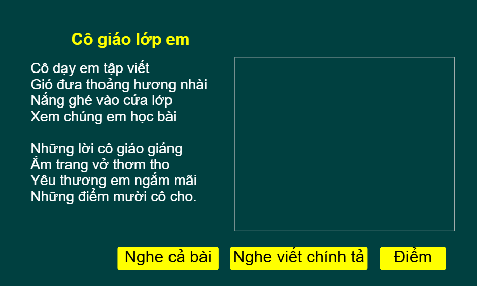 Tuần 7: Cô giáo lớp em