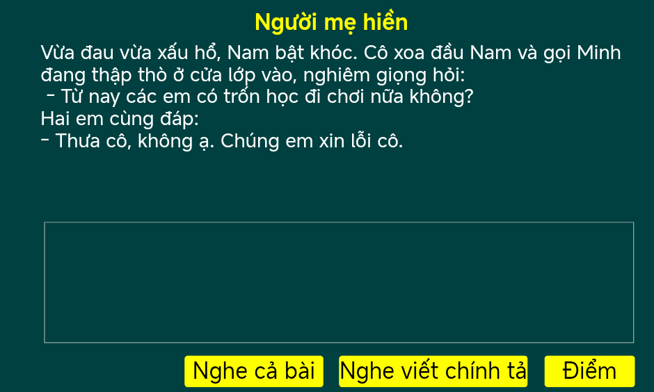 Tuần 8: Người mẹ hiền