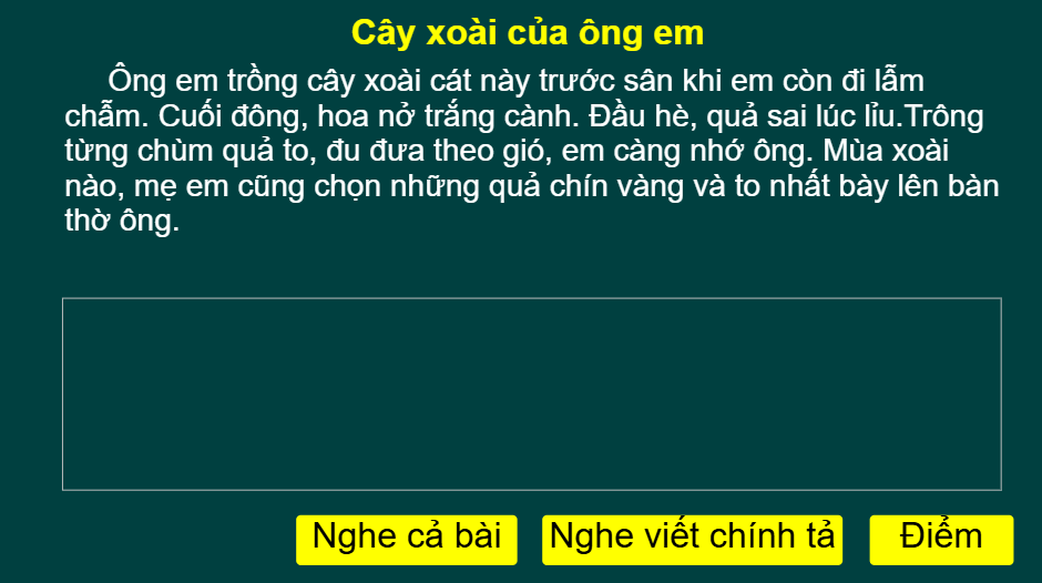 Tuần 11: Cây xoài của ông em