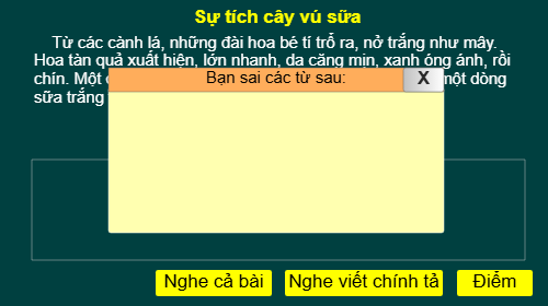 Tuần 12: Sự tích cây vú sữa