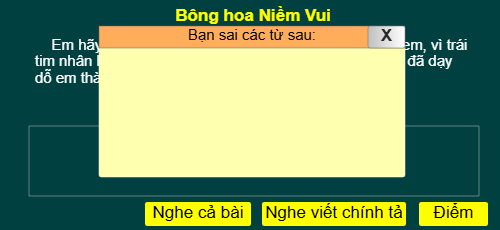 Tuần 13: Bông hoa Niềm Vui