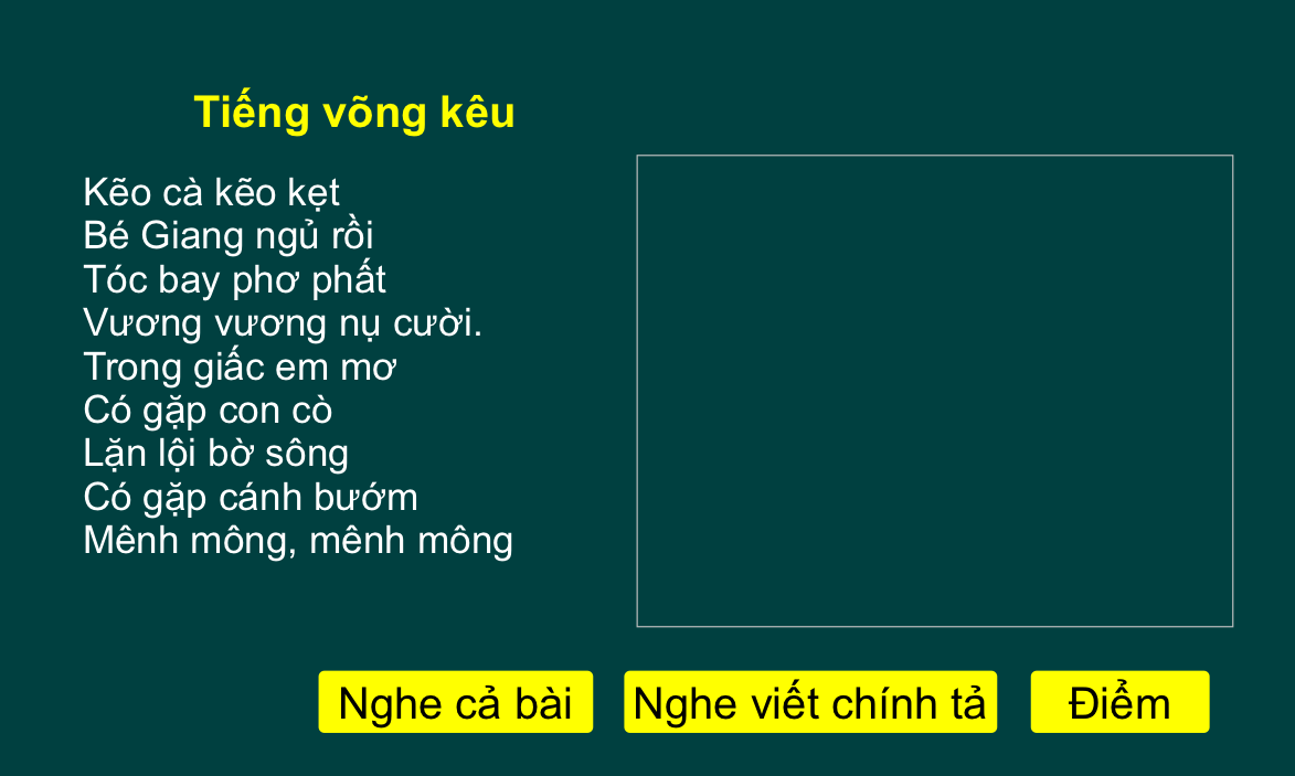 Tuần 14: Tiếng võng kêu