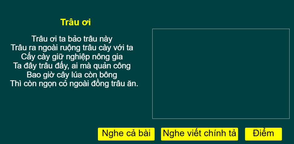 Tuần 16: Trâu ơi