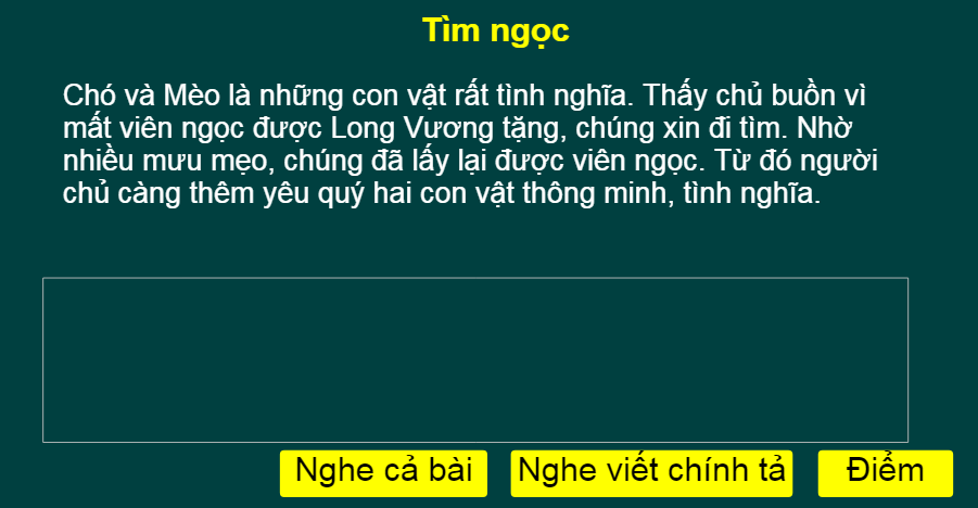 Tuần 17: Tìm ngọc