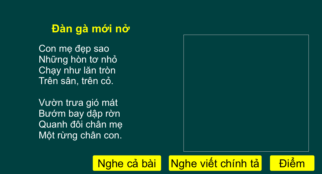 Tuần 18: Đàn gà mới nở