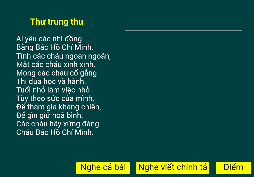 Tuần 19: Thư trung thu