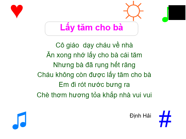 Lấy tăm cho bà