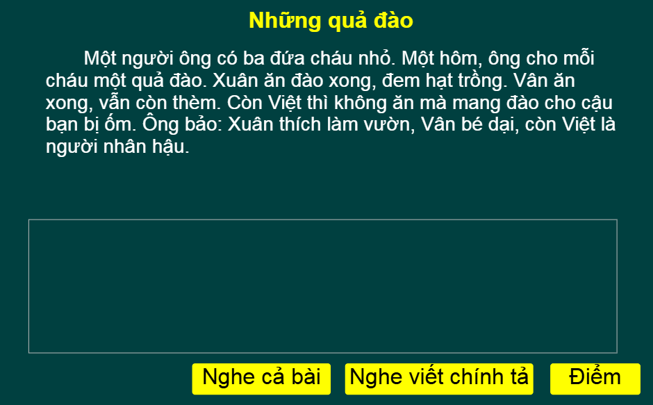 Tuần 29: Những quả đào