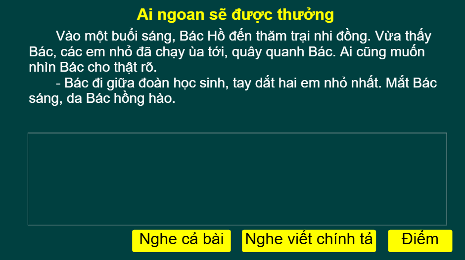 Tuần 30: Ai ngoan sẽ được thưởng