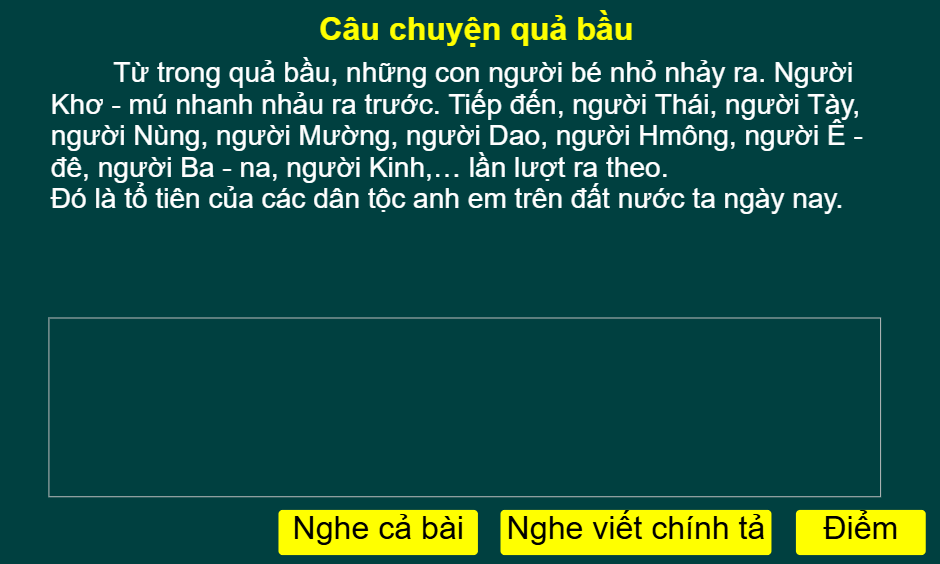Tuần 32: Câu chuyện quả bầu