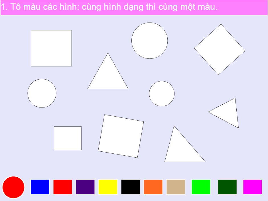 Hình Vuông, Hình Tròn, Hình Tam Giác