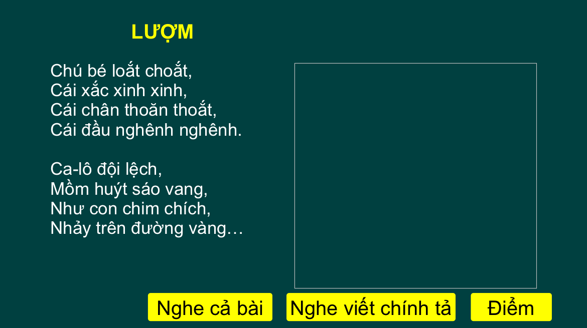 Tuần 33: Lượm