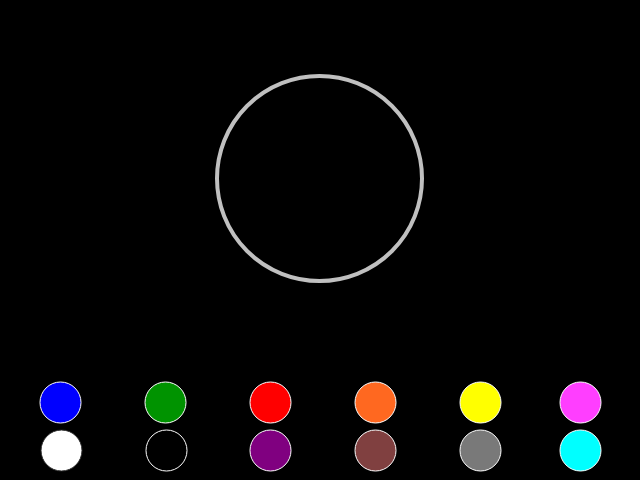 Bé học màu sắc