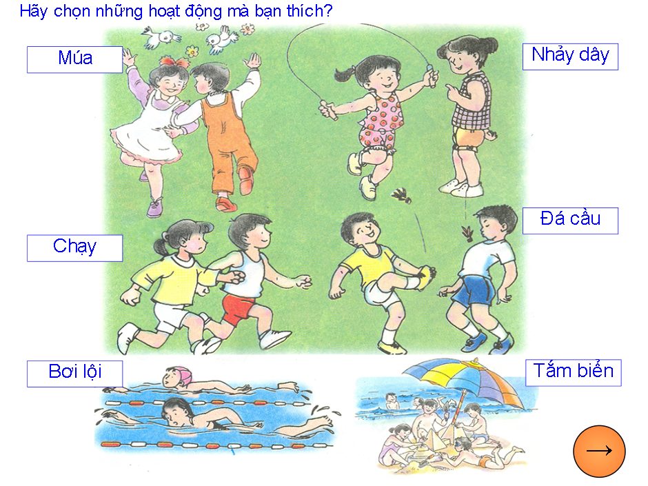 Bài 9: Hoạt động và nghỉ ngơi