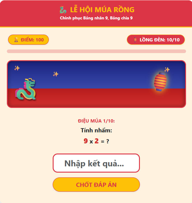 Bài 12: Bảng nhân 9, Bảng chia 9