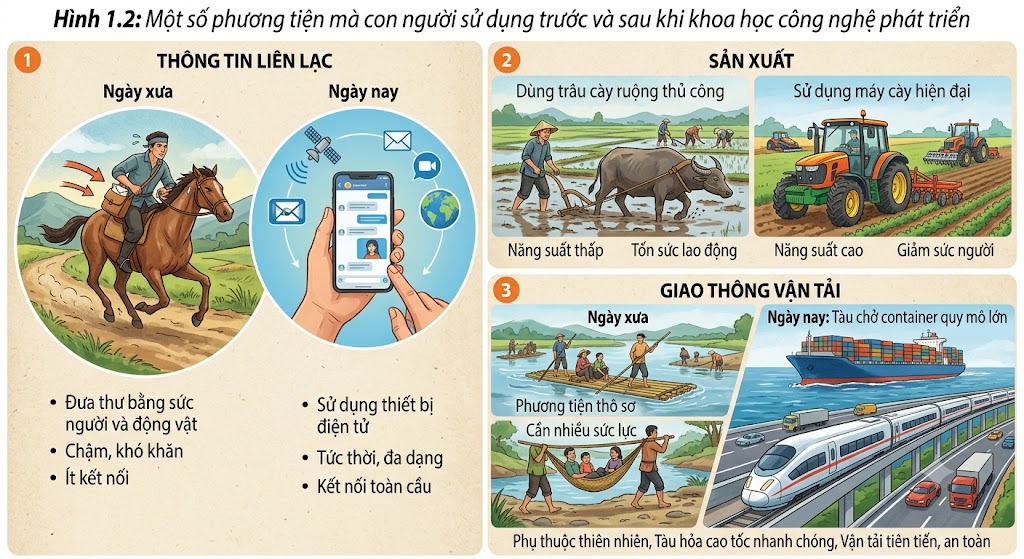 Khi công nghệ phát triển