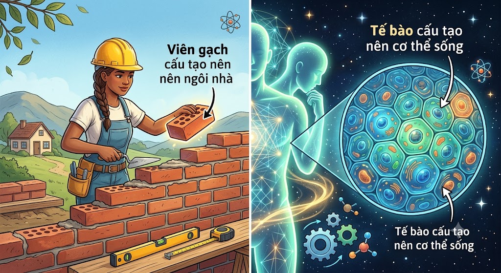 Tế bào cấu tạo nên cơ thể sống