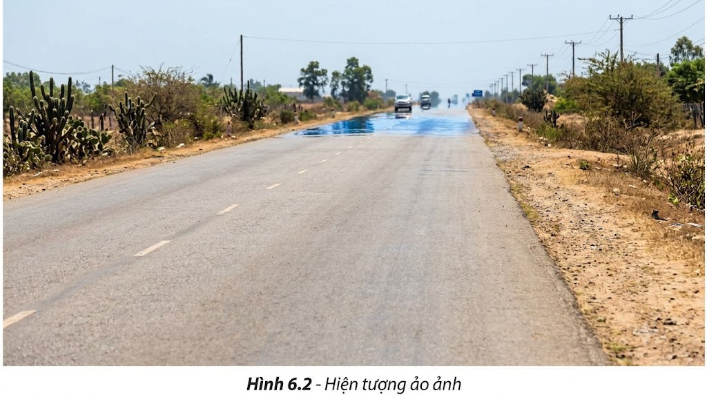 Giải thích hiện tượng ảo ảnh trên đường nhựa